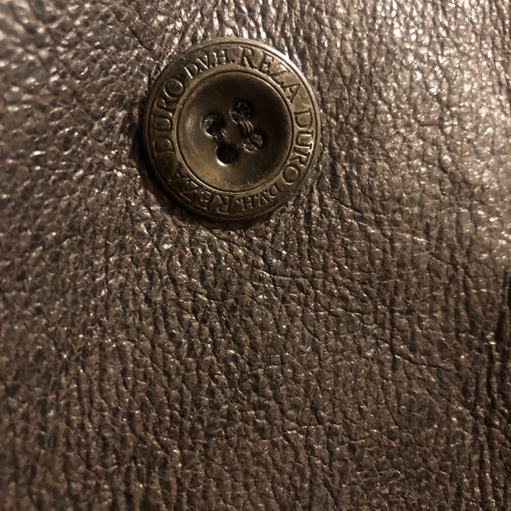 Genuine Leather Shearling Coat - Picture 6 of 8